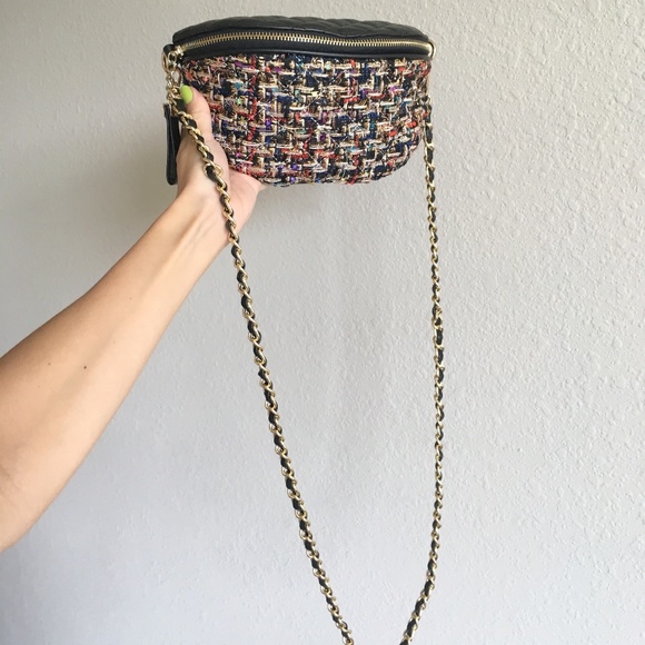 Multicolor Waist Bag Fanny Pack Quilted Handbag - Picture 3 of 8